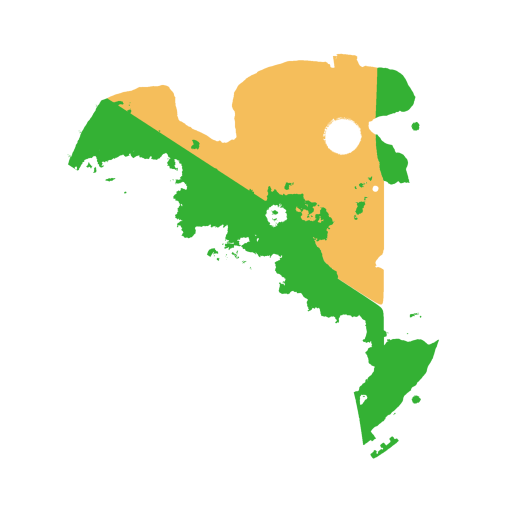 Biome Rust Map: Procedural Map, Size: 2500, Seed: 159753123