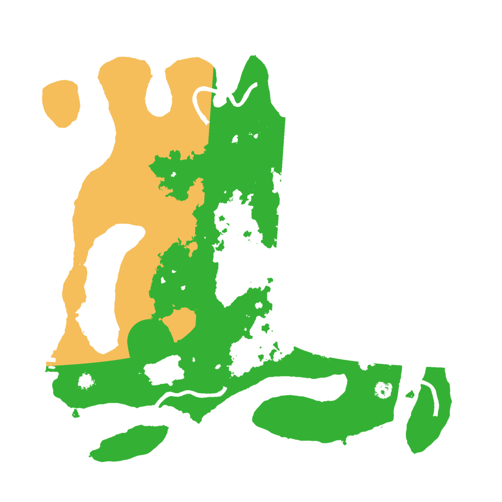 Biome Rust Map: Procedural Map, Size: 3000, Seed: 412453