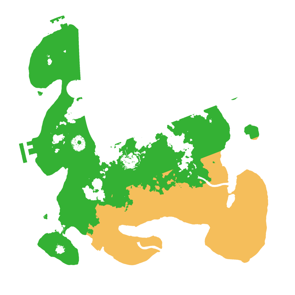 Biome Rust Map: Procedural Map, Size: 3000, Seed: 846359893