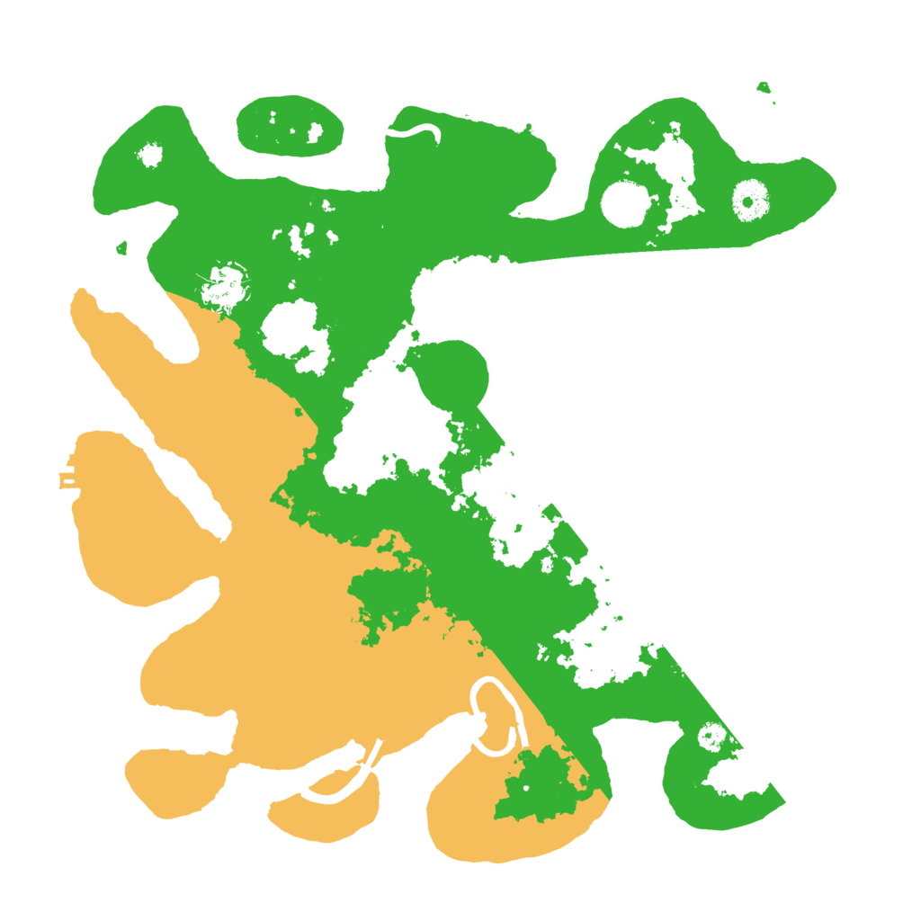 Biome Rust Map: Procedural Map, Size: 3500, Seed: 90801