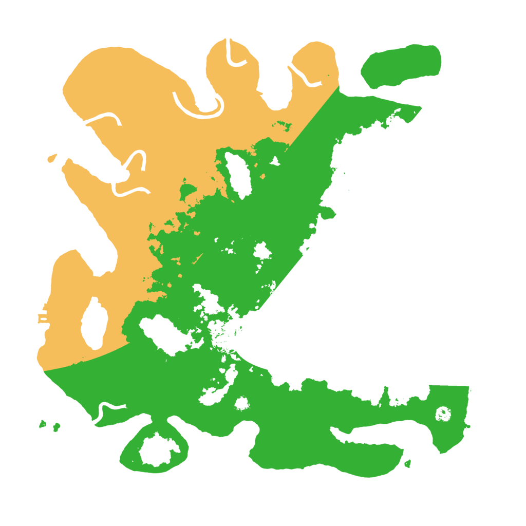 Biome Rust Map: Procedural Map, Size: 3500, Seed: 71000649