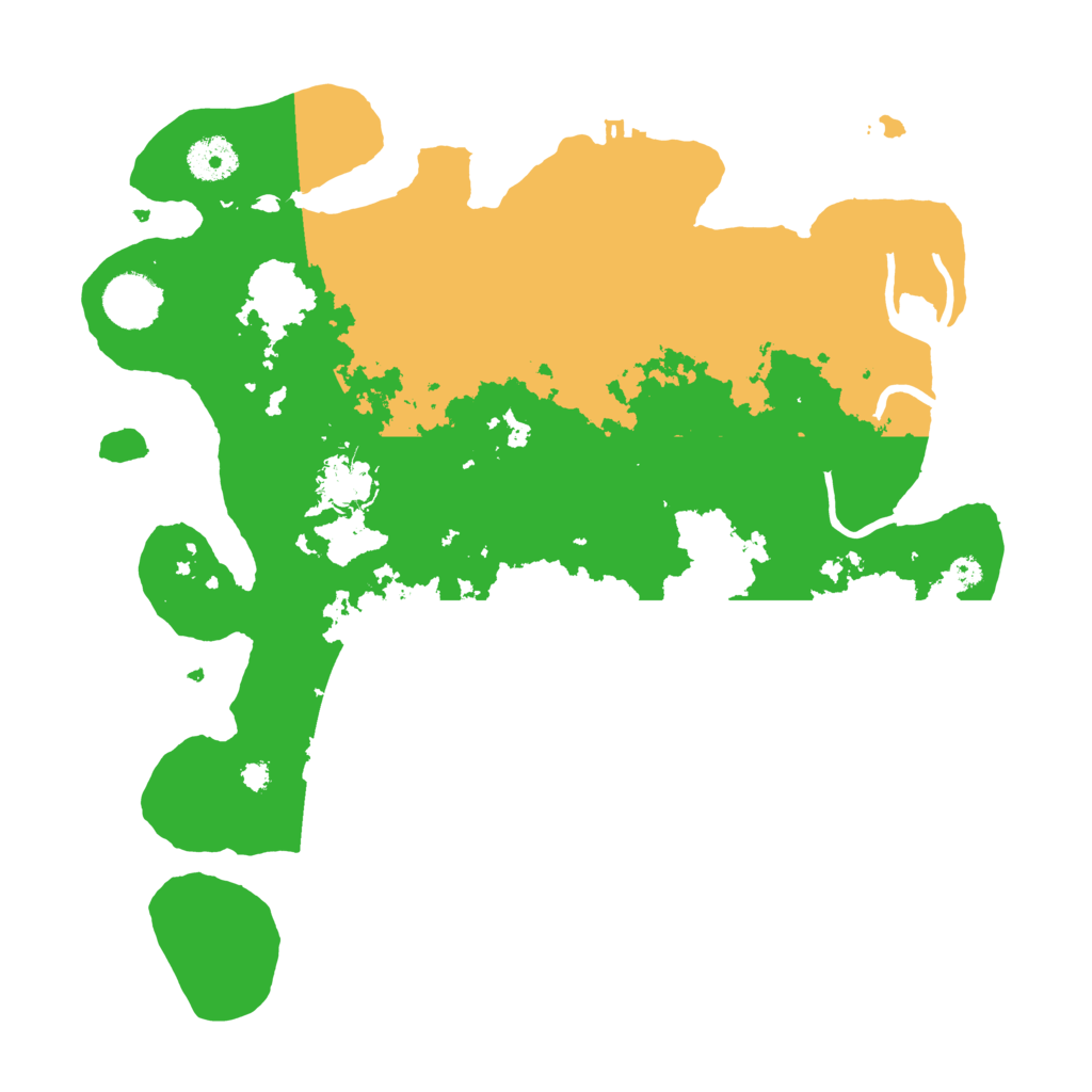 Biome Rust Map: Procedural Map, Size: 3500, Seed: 436408081