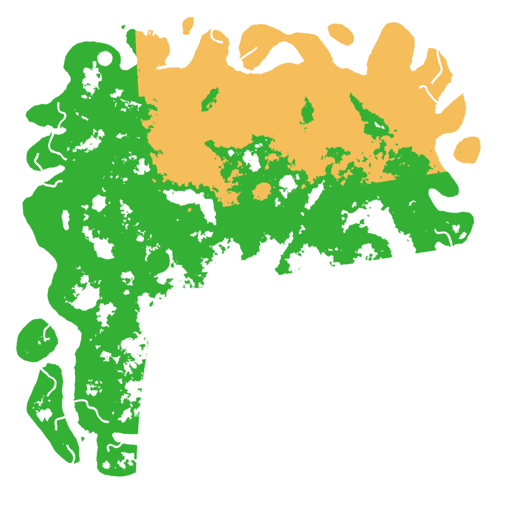 Biome Rust Map: Procedural Map, Size: 6000, Seed: 119328090