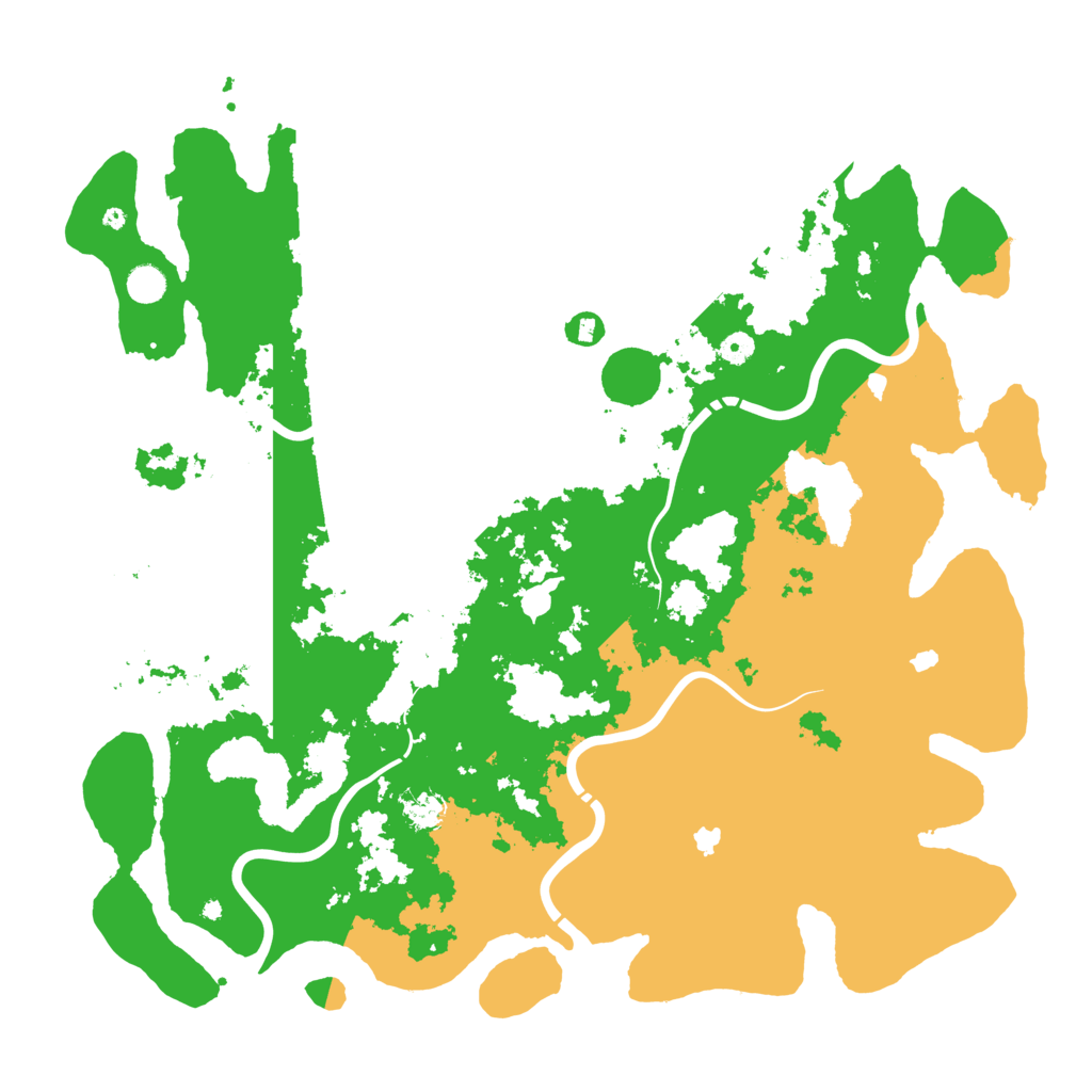 Biome Rust Map: Procedural Map, Size: 5000, Seed: 19185042