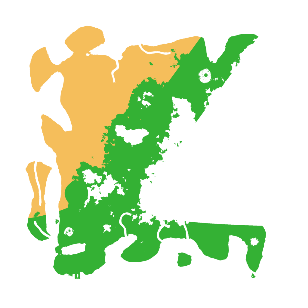 Biome Rust Map: Procedural Map, Size: 3500, Seed: 5448