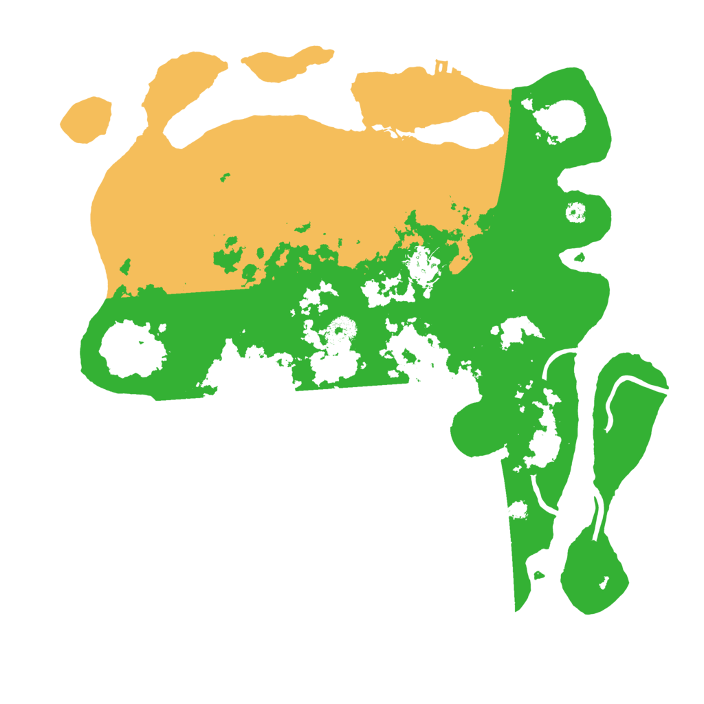 Biome Rust Map: Procedural Map, Size: 3500, Seed: 2112888