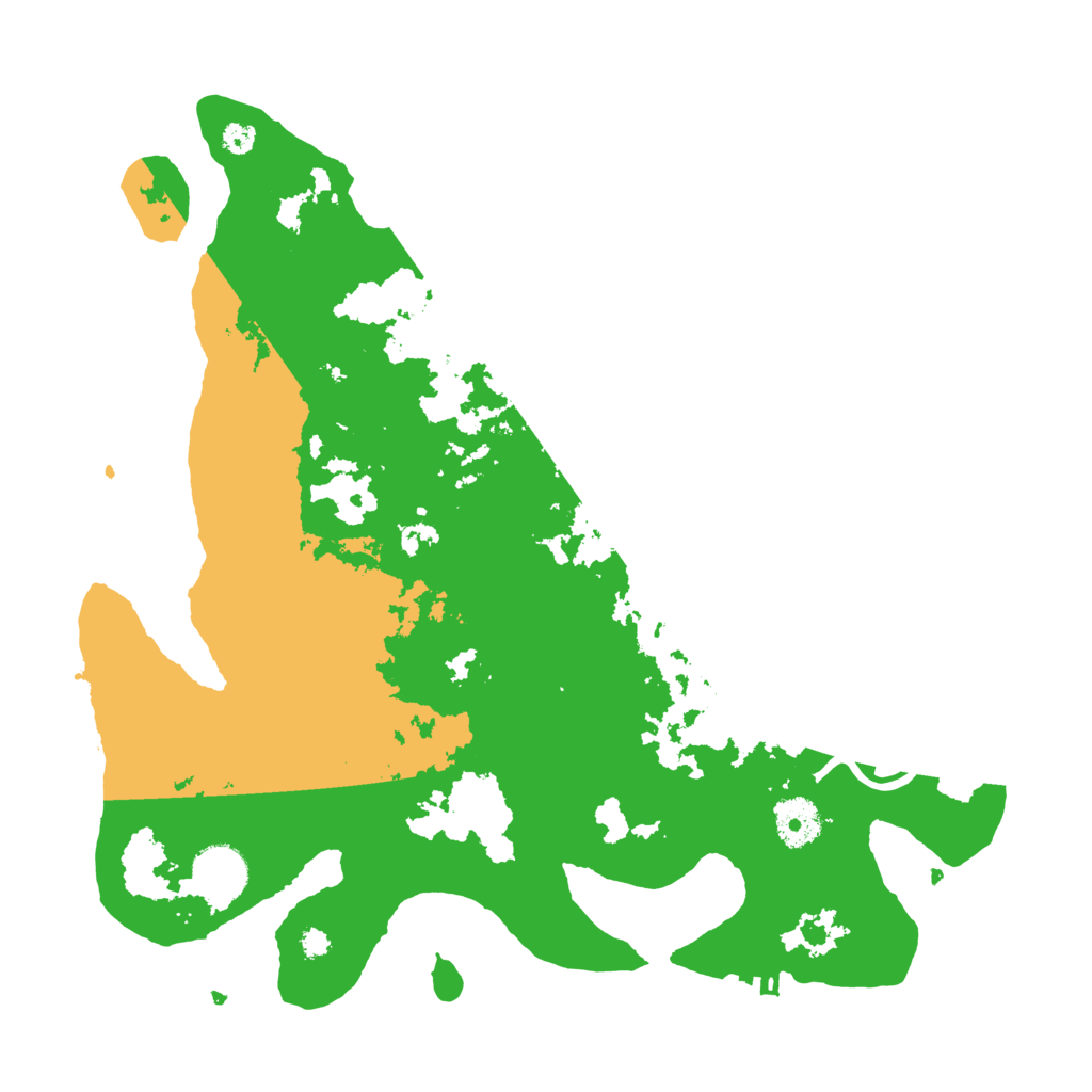 Biome Rust Map: Procedural Map, Size: 3500, Seed: 48788492