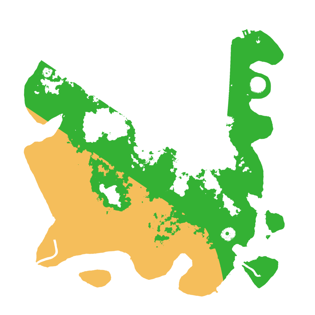 Biome Rust Map: Procedural Map, Size: 3500, Seed: 1832832516