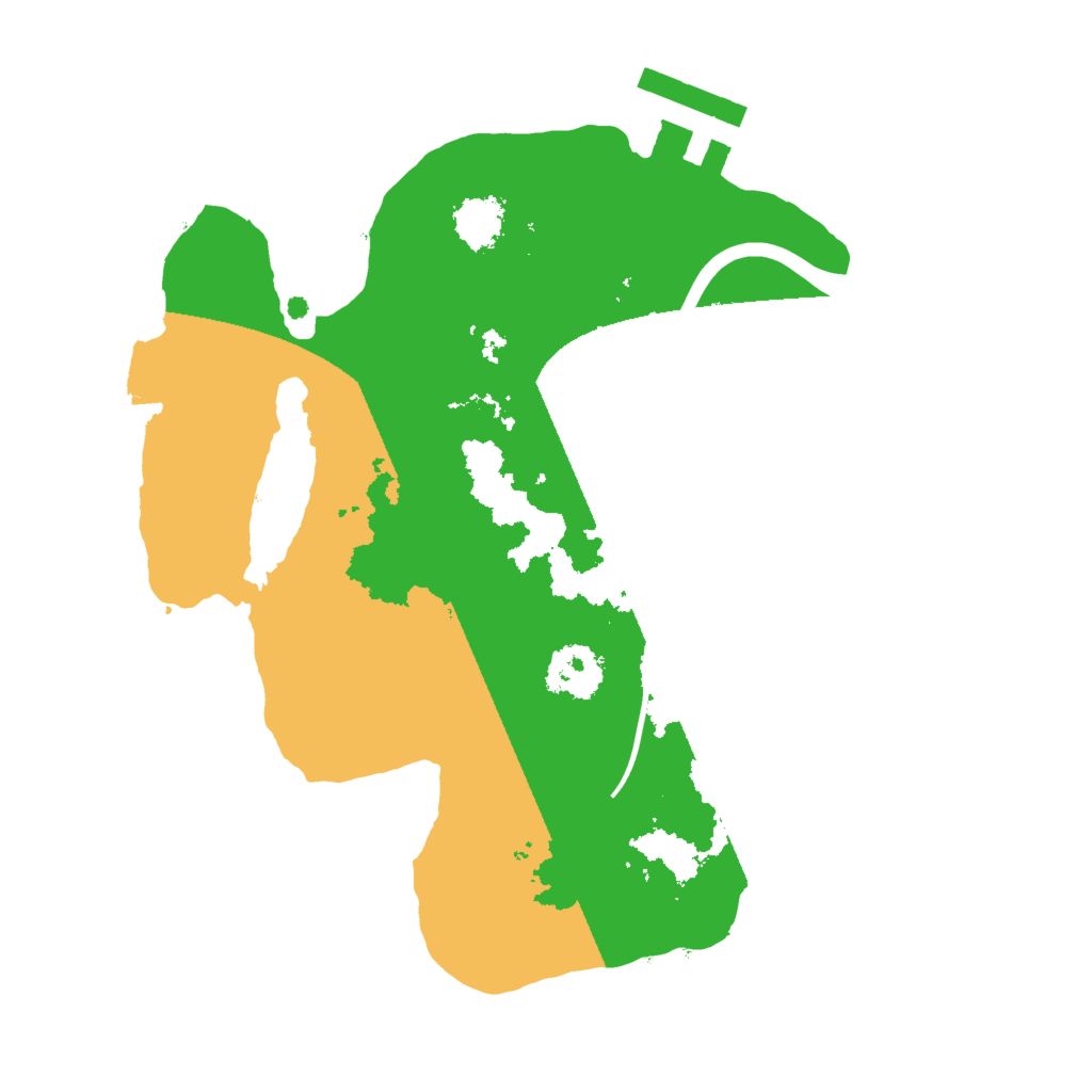 Biome Rust Map: Procedural Map, Size: 2000, Seed: 16861318