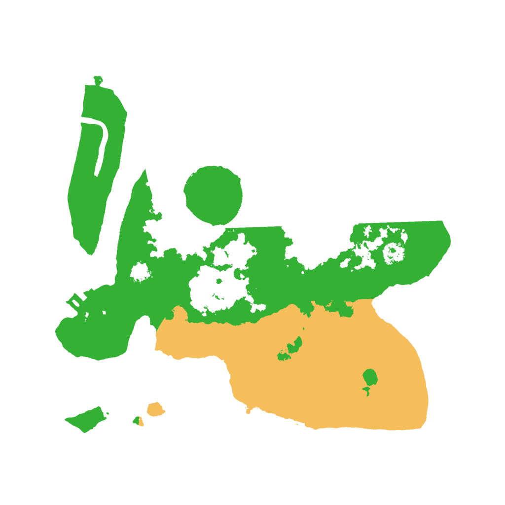 Biome Rust Map: Procedural Map, Size: 2400, Seed: 1142818754