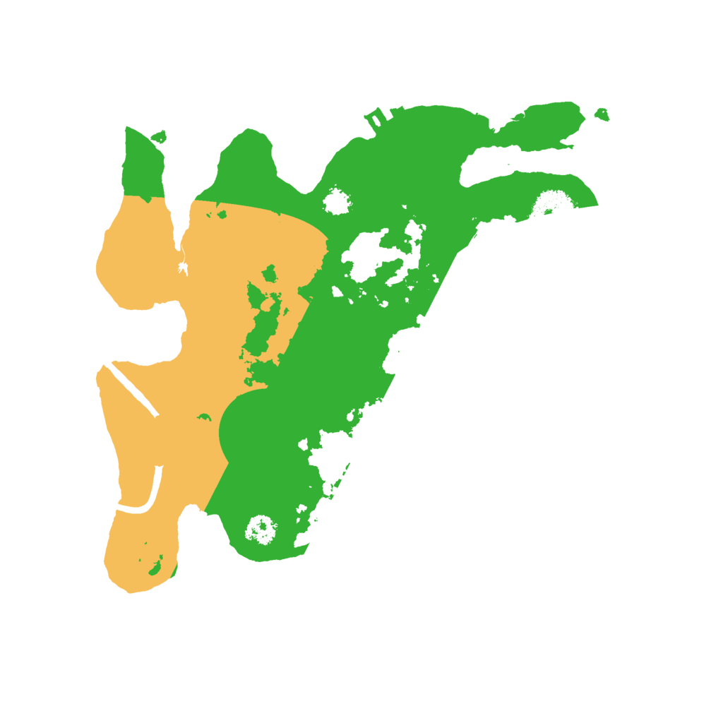 Biome Rust Map: Procedural Map, Size: 2500, Seed: 20000