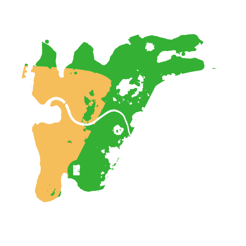 Biome Rust Map: Procedural Map, Size: 2500, Seed: 20000