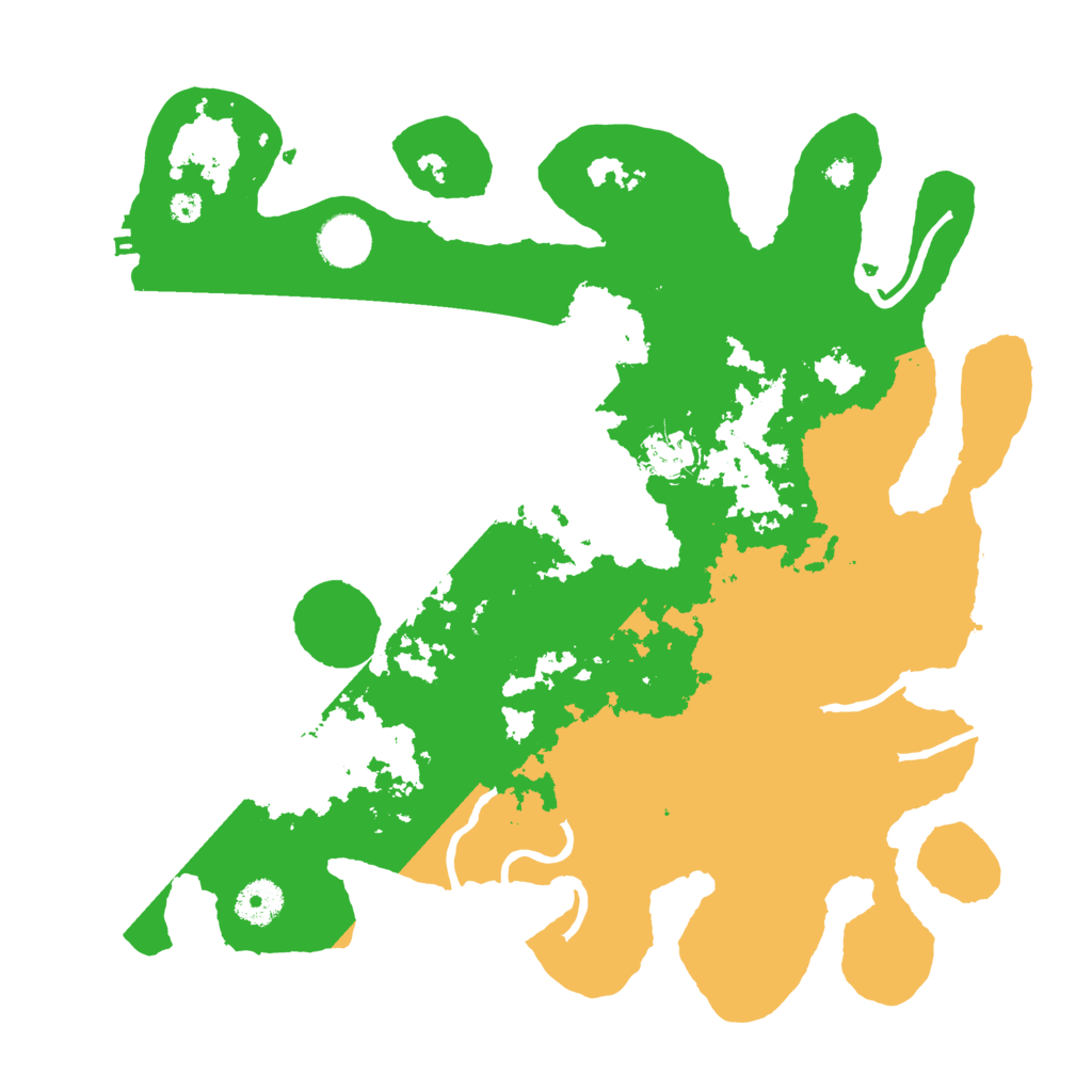 Biome Rust Map: Procedural Map, Size: 3600, Seed: 68142055