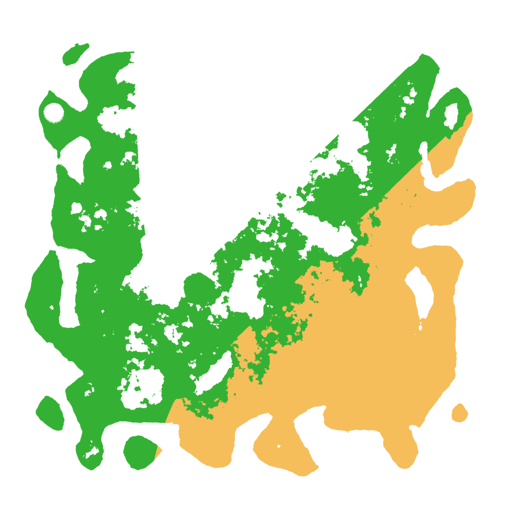 Biome Rust Map: Barren, Size: 4500, Seed: 123456789