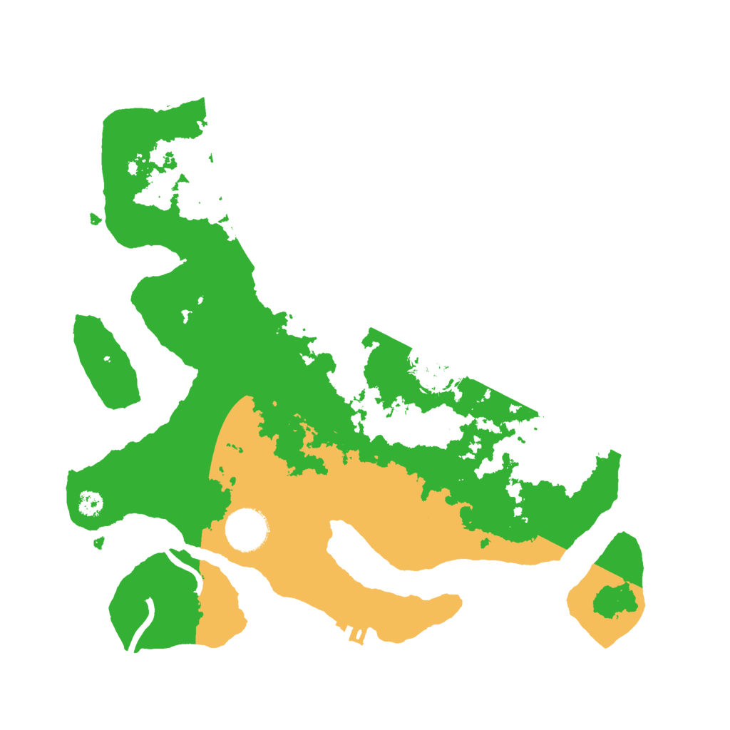 Biome Rust Map: Procedural Map, Size: 3000, Seed: 41815844