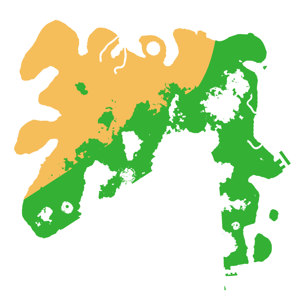 Biome Rust Map: Procedural Map, Size: 3900, Seed: 7121985
