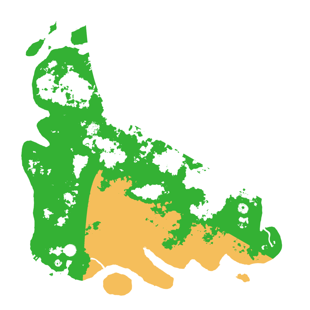 Biome Rust Map: Procedural Map, Size: 4500, Seed: 3333