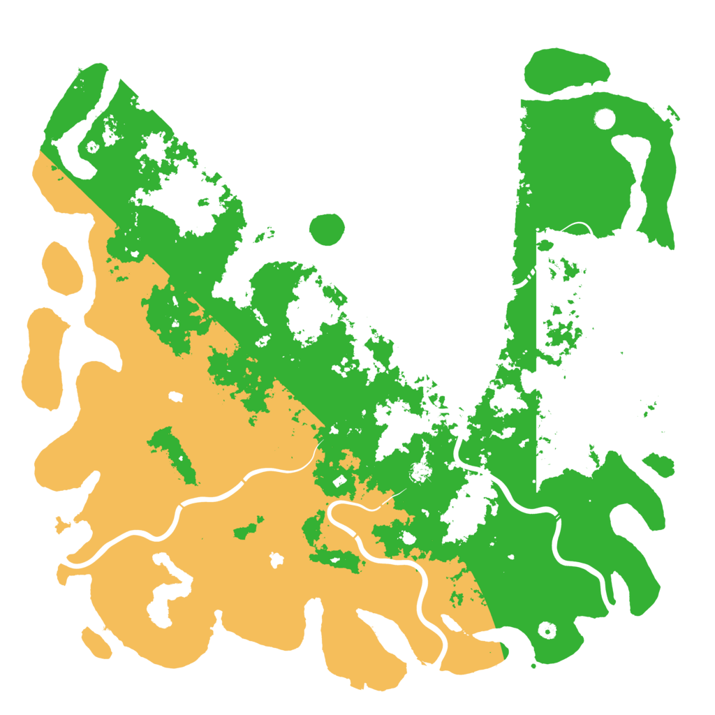 Biome Rust Map: Procedural Map, Size: 6000, Seed: 548111