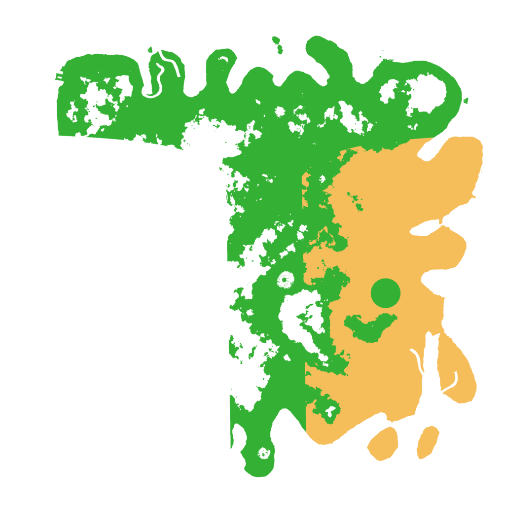 Biome Rust Map: Procedural Map, Size: 4500, Seed: 1215786415