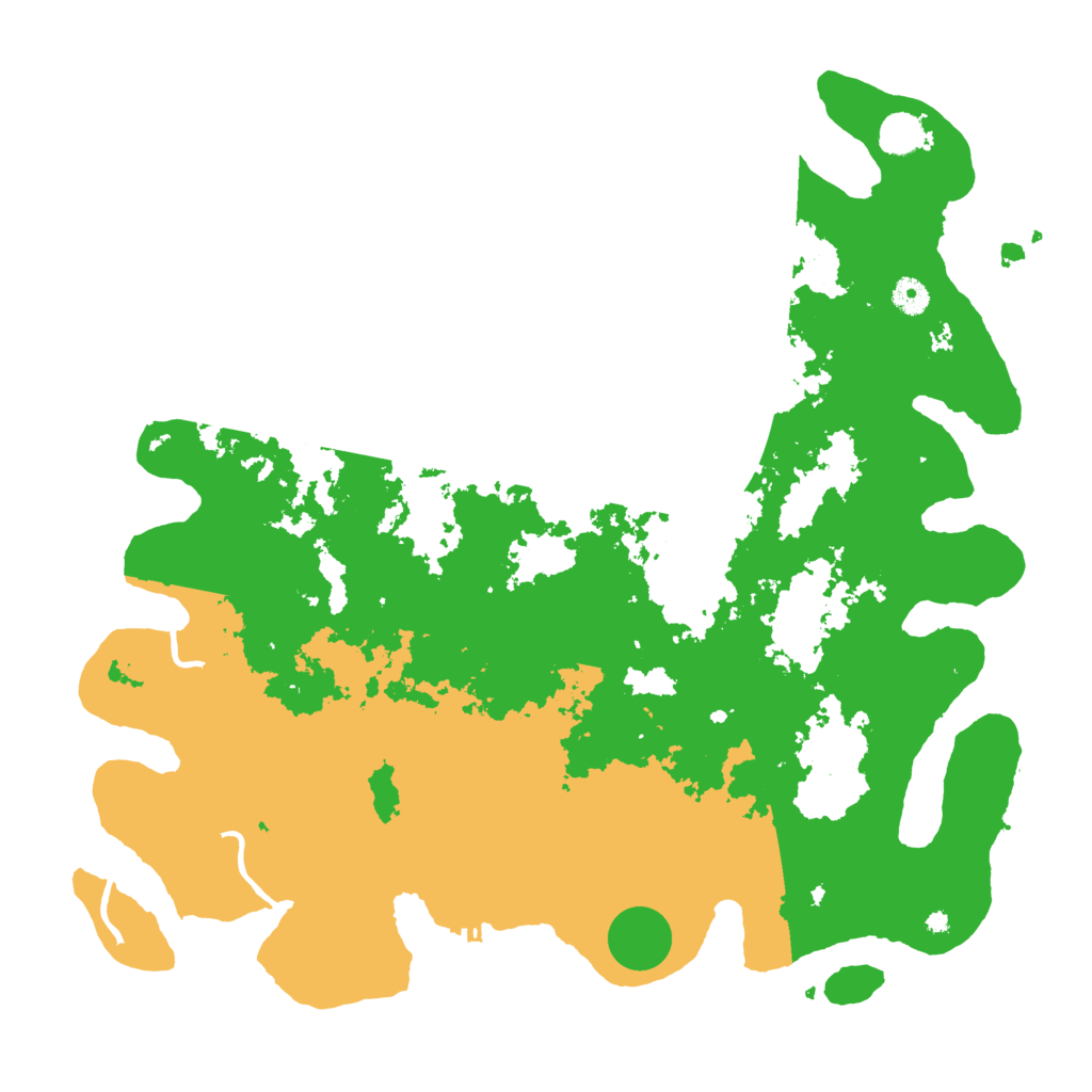 Biome Rust Map: Procedural Map, Size: 4500, Seed: 171821652