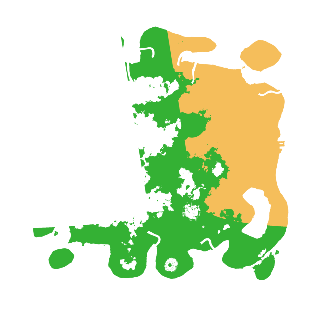 Biome Rust Map: Procedural Map, Size: 3500, Seed: 490207371