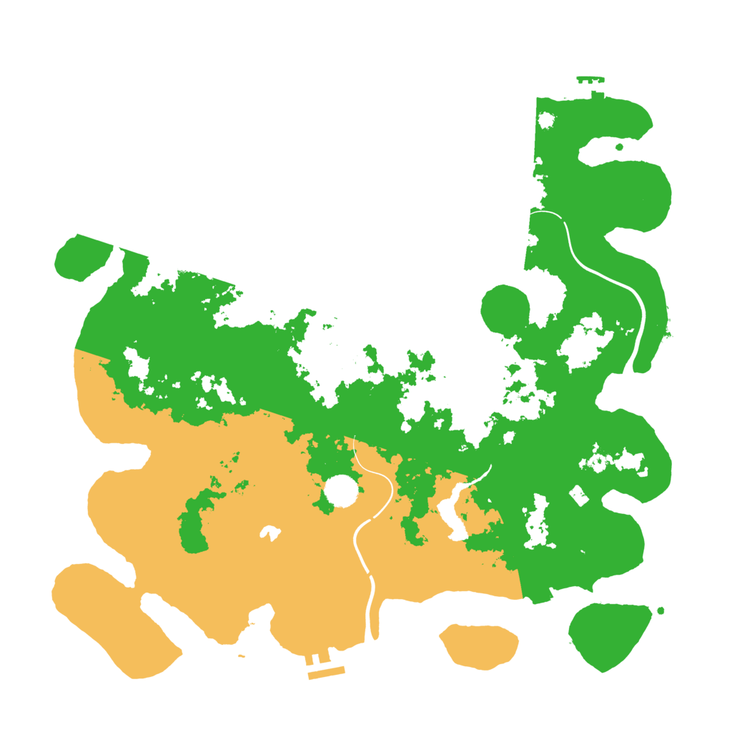 Biome Rust Map: Procedural Map, Size: 4000, Seed: 238982101