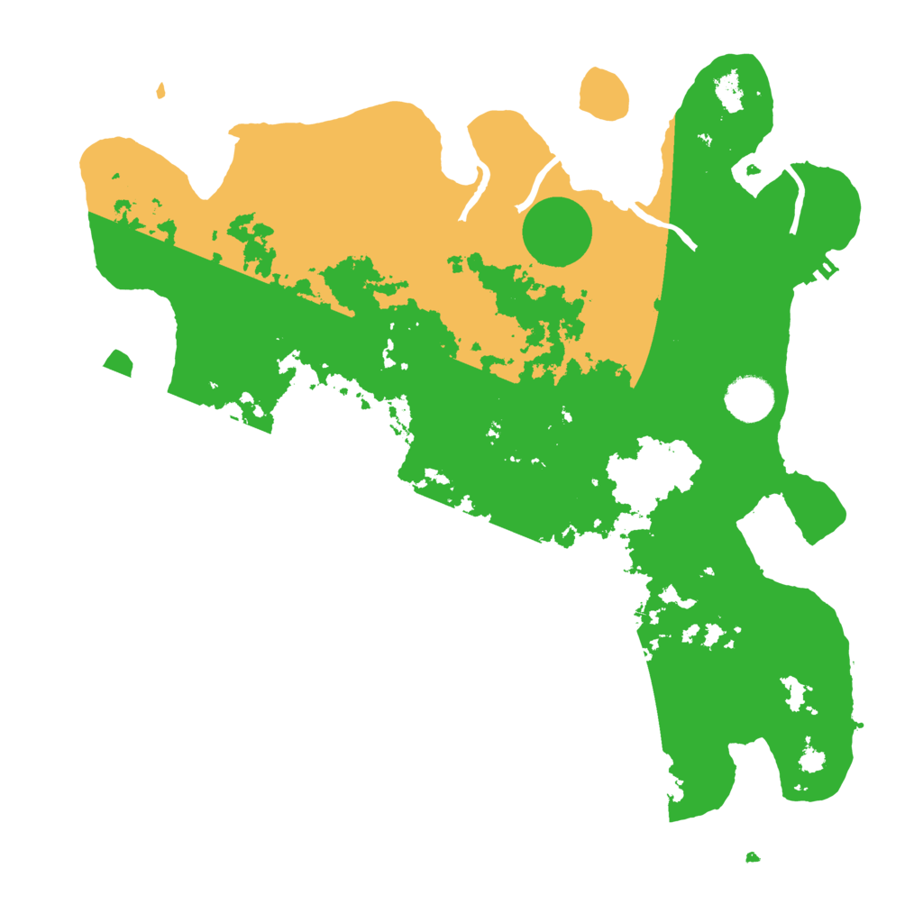 Biome Rust Map: Procedural Map, Size: 3500, Seed: 102834736