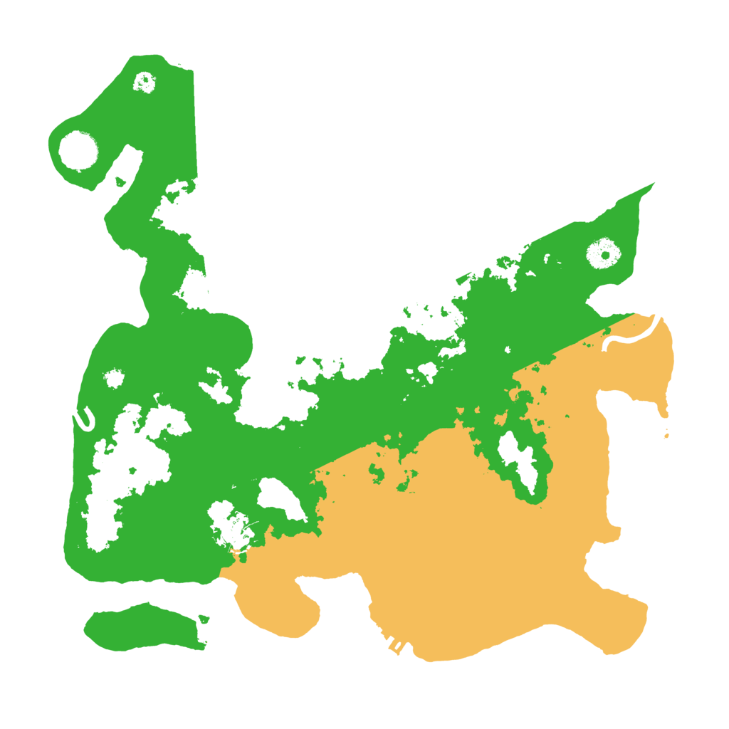 Biome Rust Map: Procedural Map, Size: 3500, Seed: 44787165