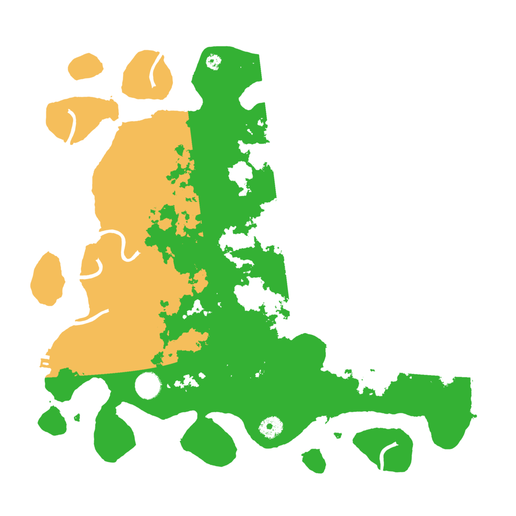 Biome Rust Map: Procedural Map, Size: 3500, Seed: 1598598954