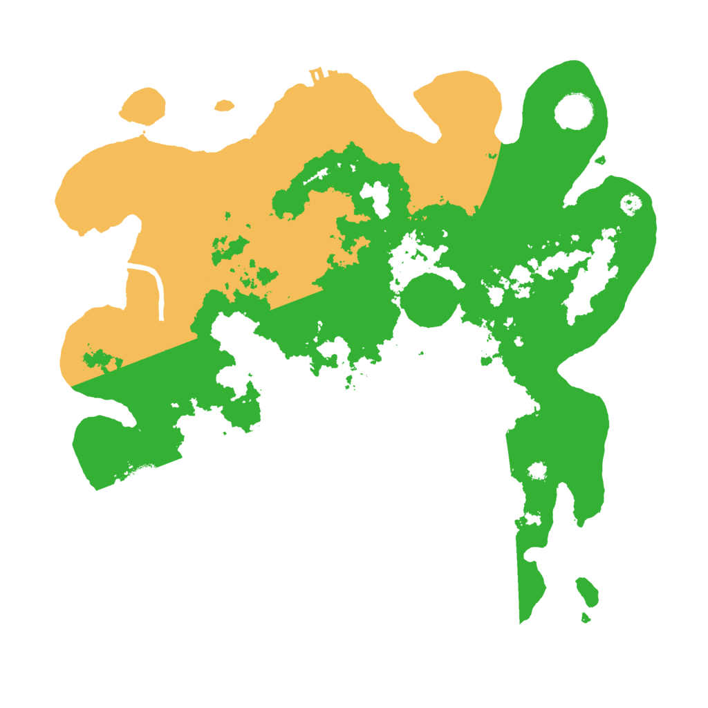 Biome Rust Map: Procedural Map, Size: 3500, Seed: 77058871