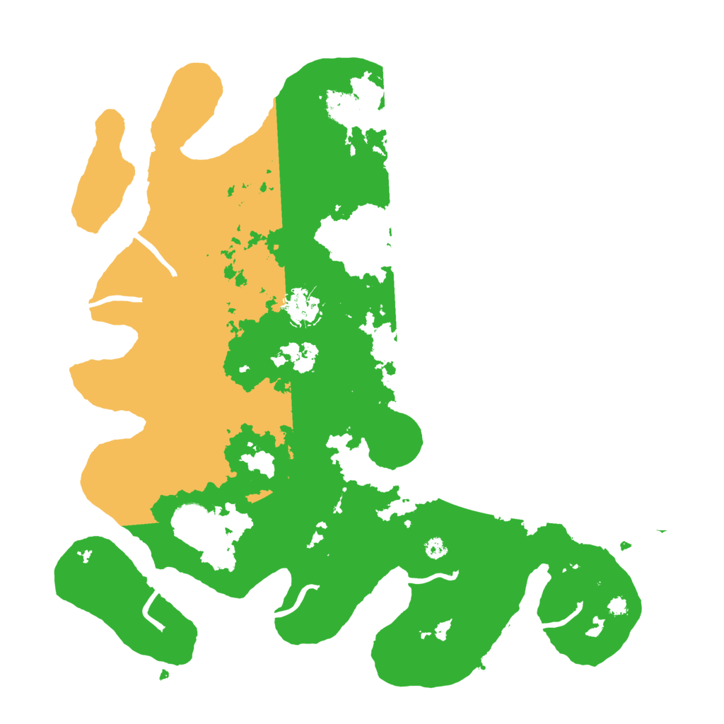 Biome Rust Map: Procedural Map, Size: 3500, Seed: 275331327
