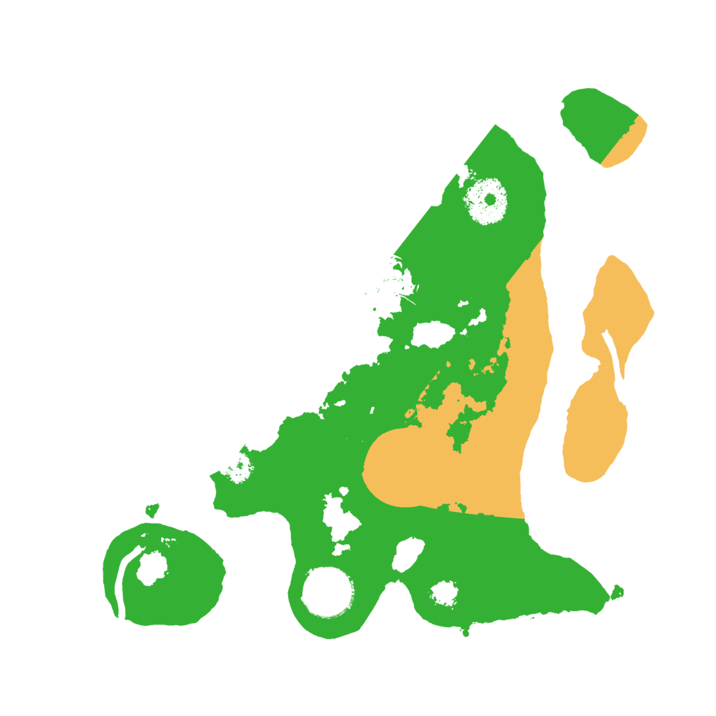 Biome Rust Map: Procedural Map, Size: 2500, Seed: 870