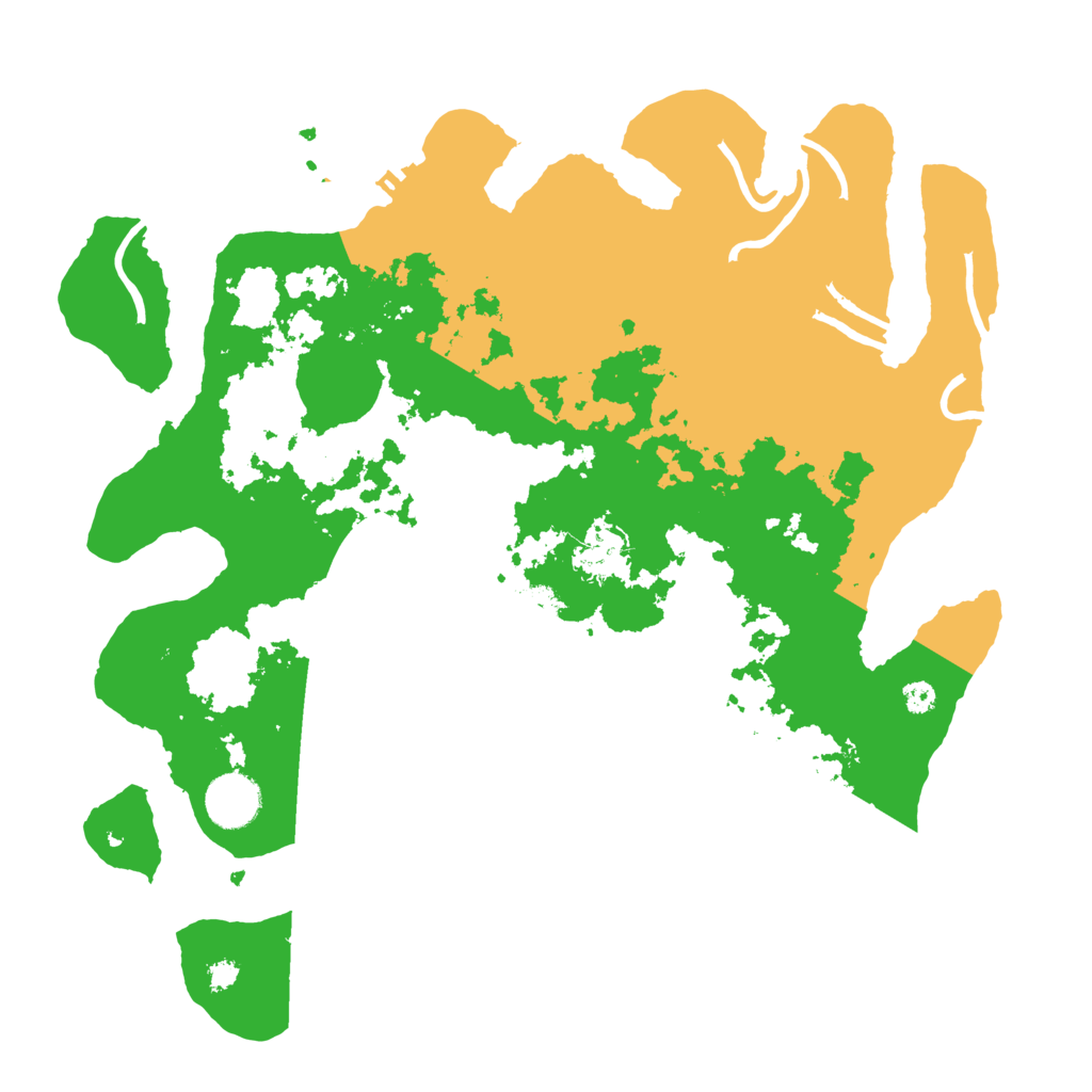 Biome Rust Map: Procedural Map, Size: 3500, Seed: 405393161