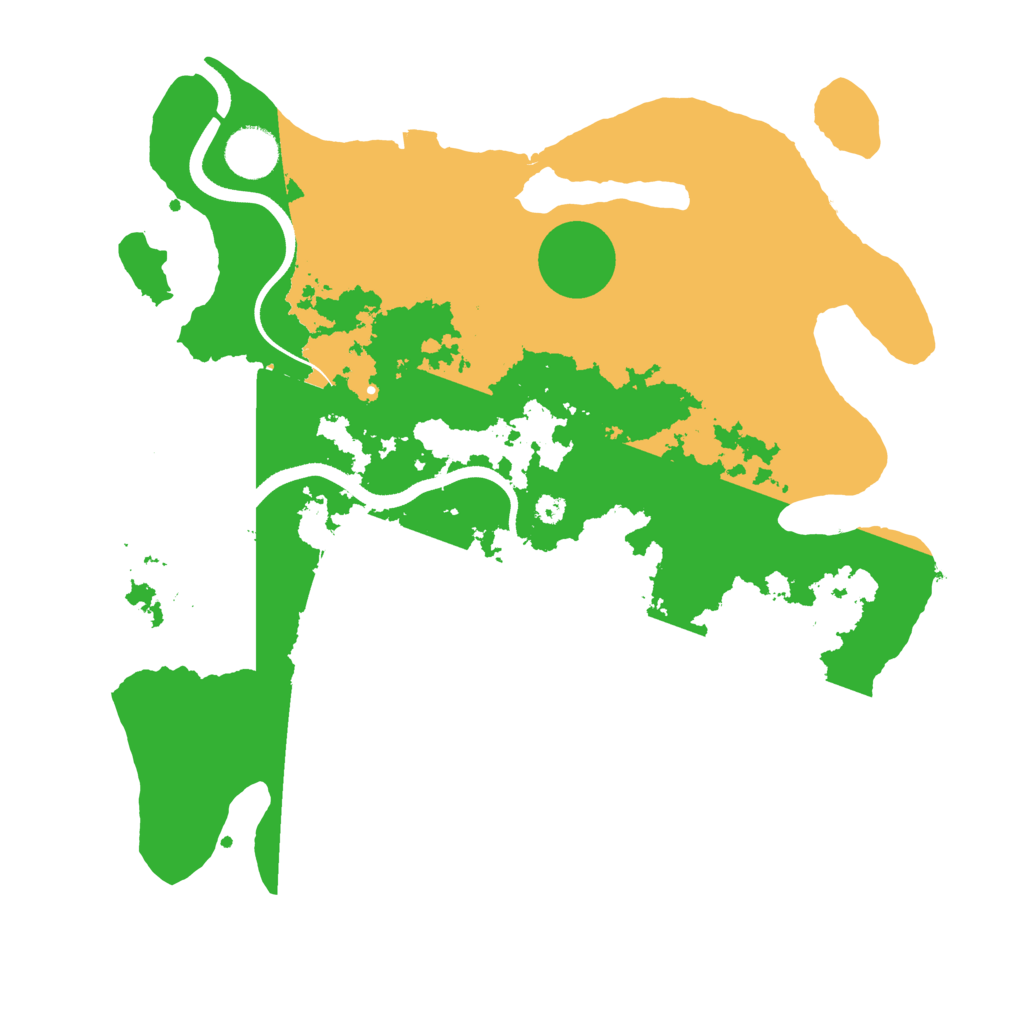 Biome Rust Map: Procedural Map, Size: 3500, Seed: 1109368343