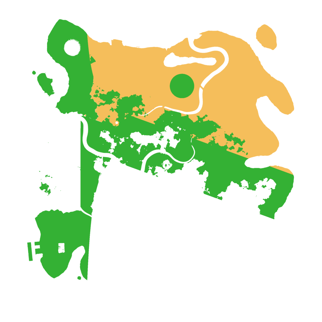 Biome Rust Map: Procedural Map, Size: 3500, Seed: 1109368343