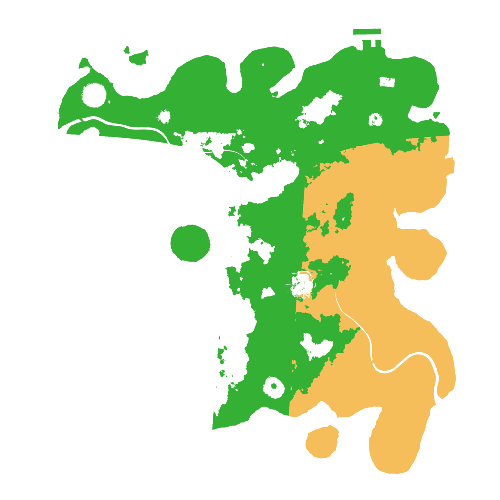 Biome Rust Map: Procedural Map, Size: 3600, Seed: 916821