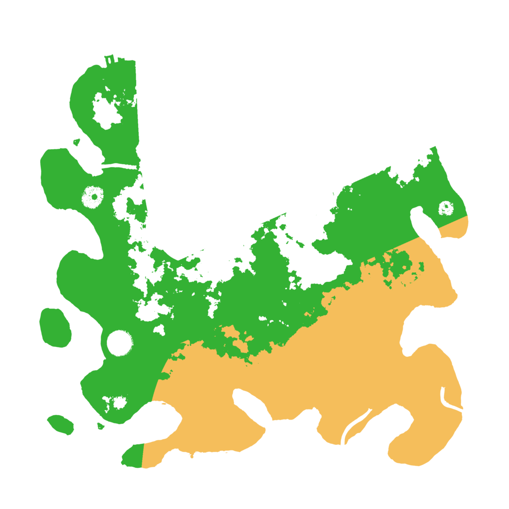 Biome Rust Map: Procedural Map, Size: 3500, Seed: 22323700