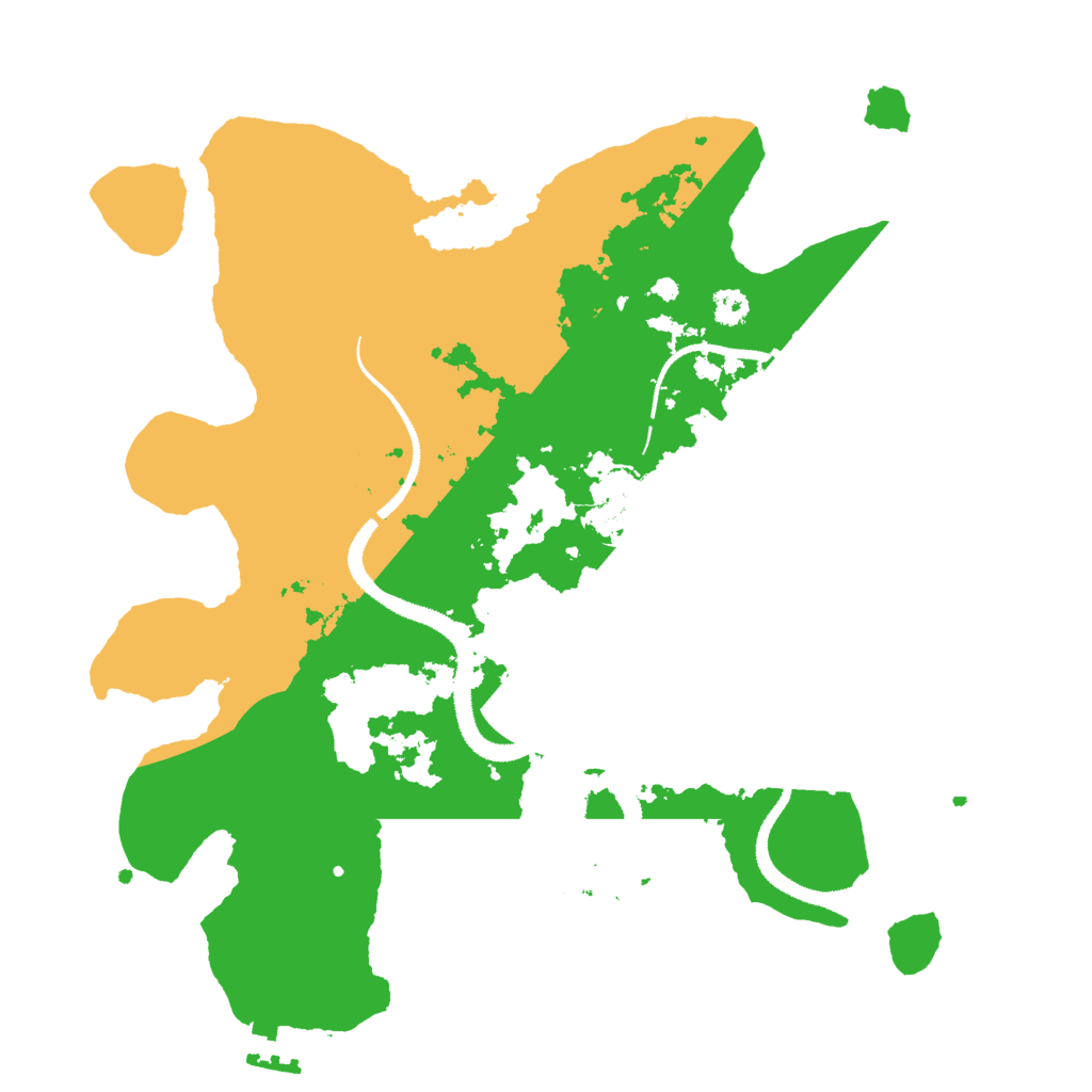 Biome Rust Map: Procedural Map, Size: 3000, Seed: 27963