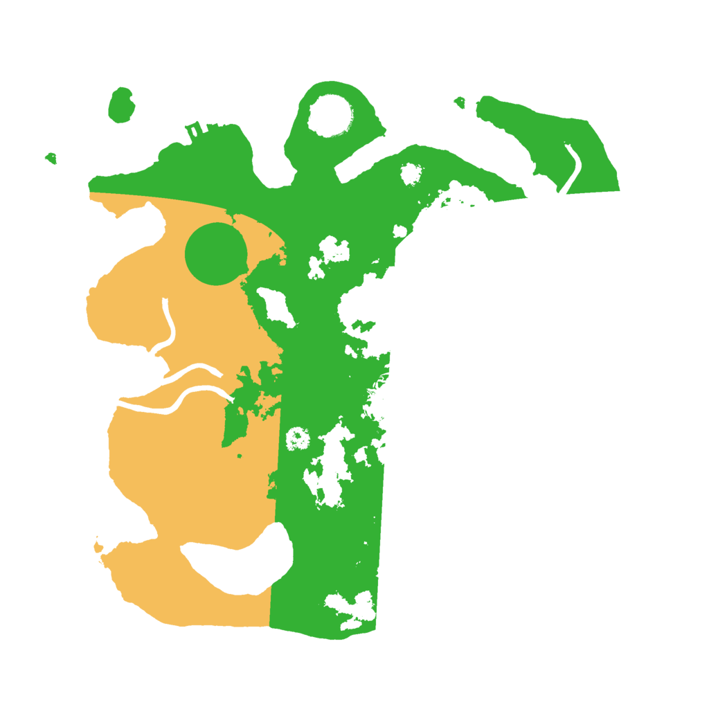 Biome Rust Map: Procedural Map, Size: 3000, Seed: 1768211925