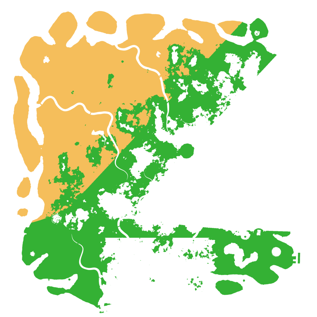 Biome Rust Map: Procedural Map, Size: 6000, Seed: 324562346