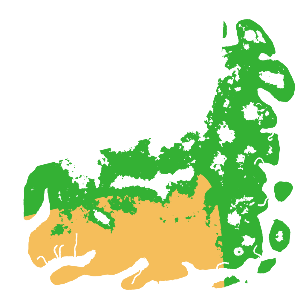Biome Rust Map: Procedural Map, Size: 5000, Seed: 34346663