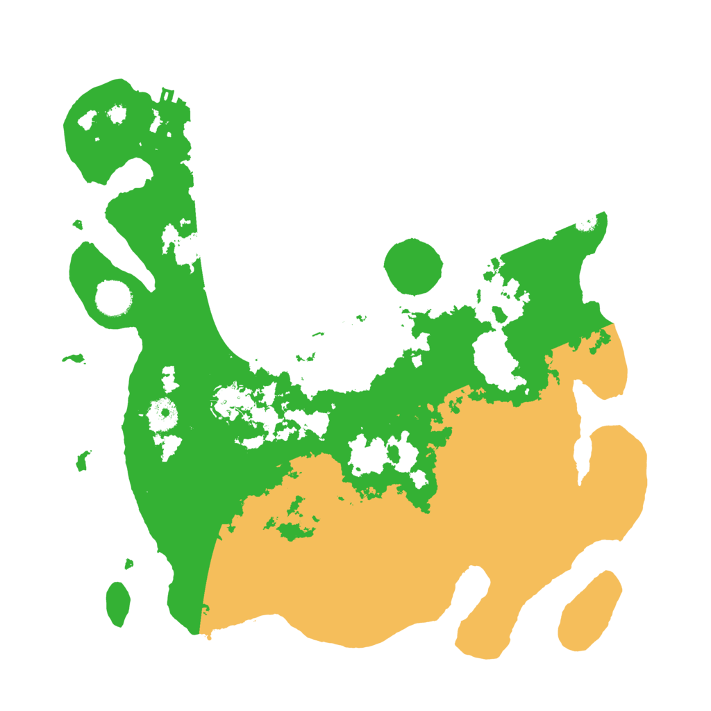 Biome Rust Map: Procedural Map, Size: 3500, Seed: 840372051