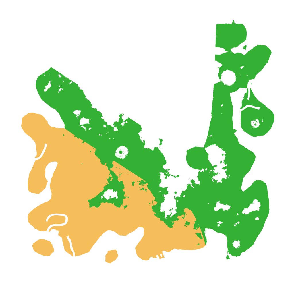 Biome Rust Map: Procedural Map, Size: 3500, Seed: 76546454