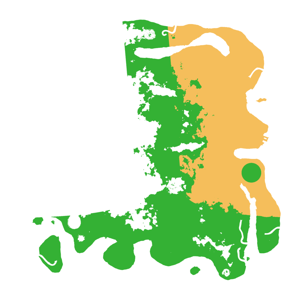 Biome Rust Map: Procedural Map, Size: 4000, Seed: 110483598