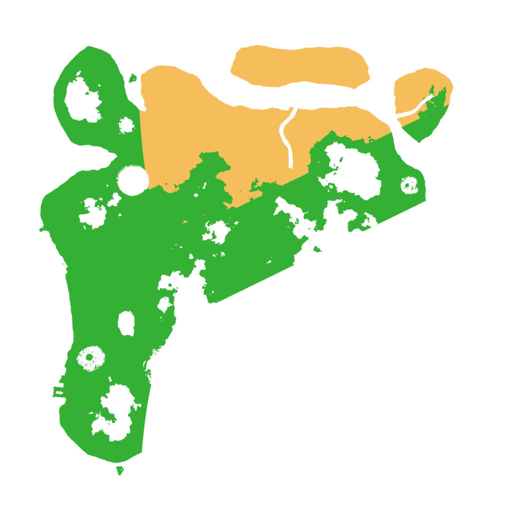 Biome Rust Map: Procedural Map, Size: 3000, Seed: 13569