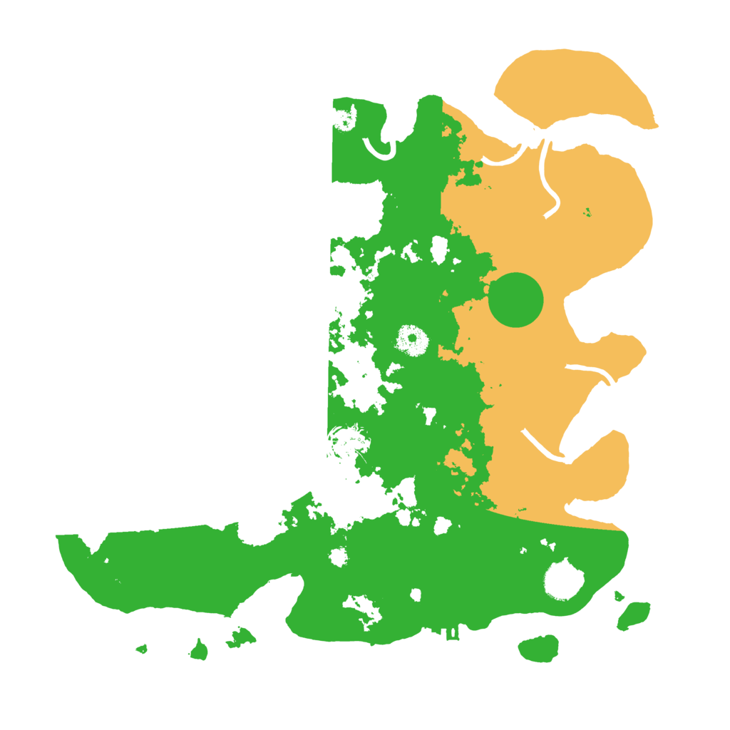 Biome Rust Map: Procedural Map, Size: 3500, Seed: 1842262964