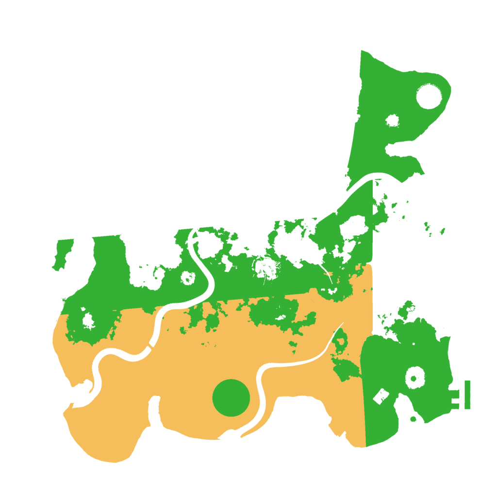 Biome Rust Map: Procedural Map, Size: 3500, Seed: 78001736