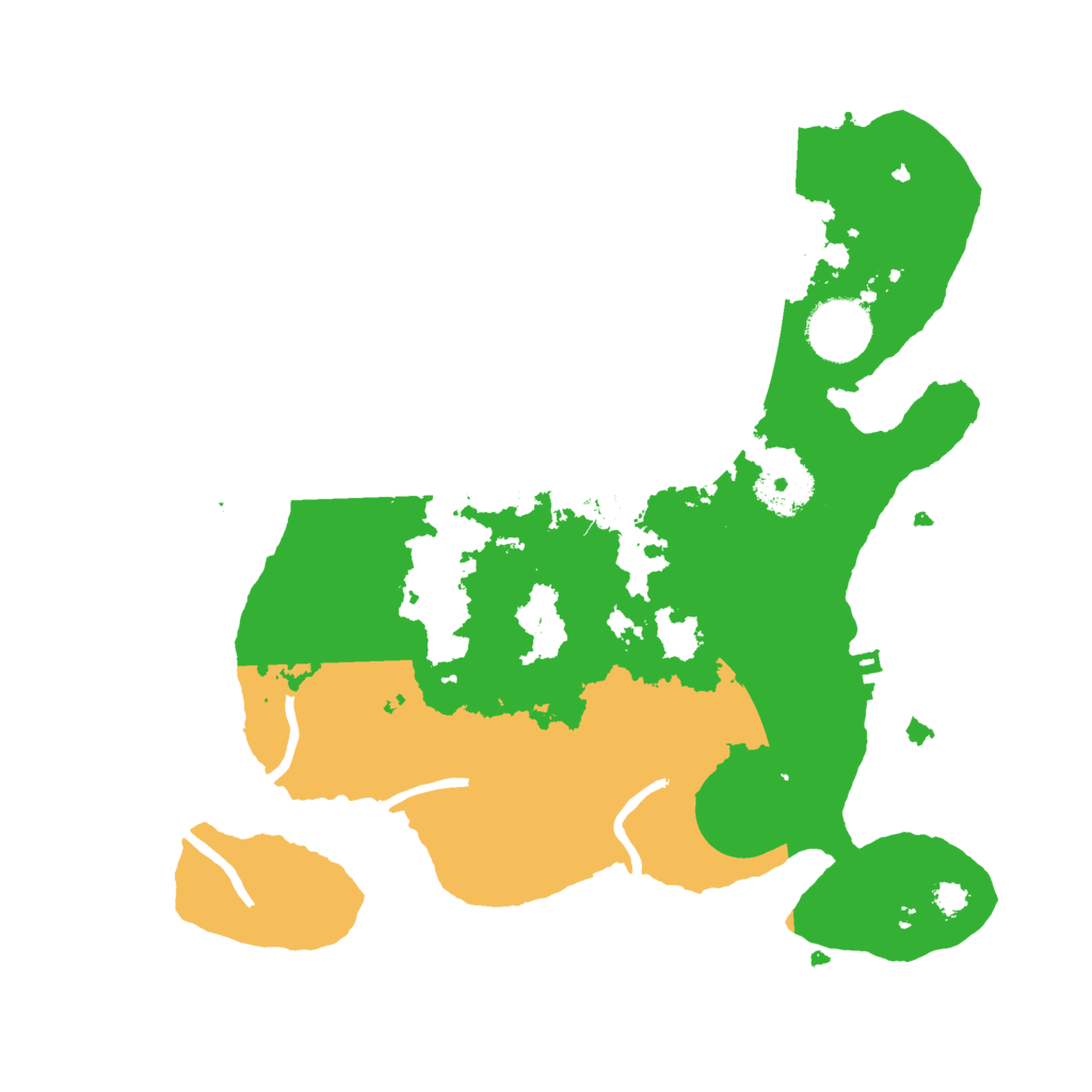 Biome Rust Map: Procedural Map, Size: 3000, Seed: 19196