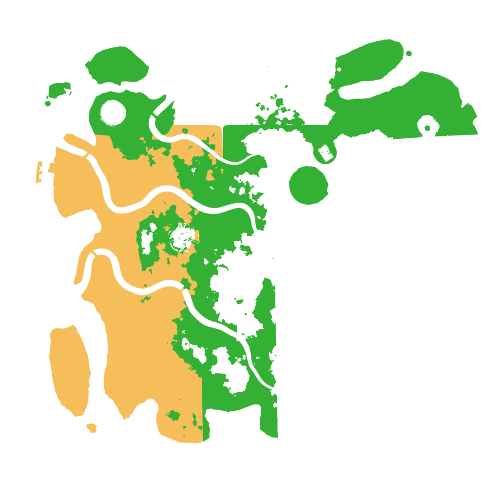 Biome Rust Map: Procedural Map, Size: 3500, Seed: 1497953875