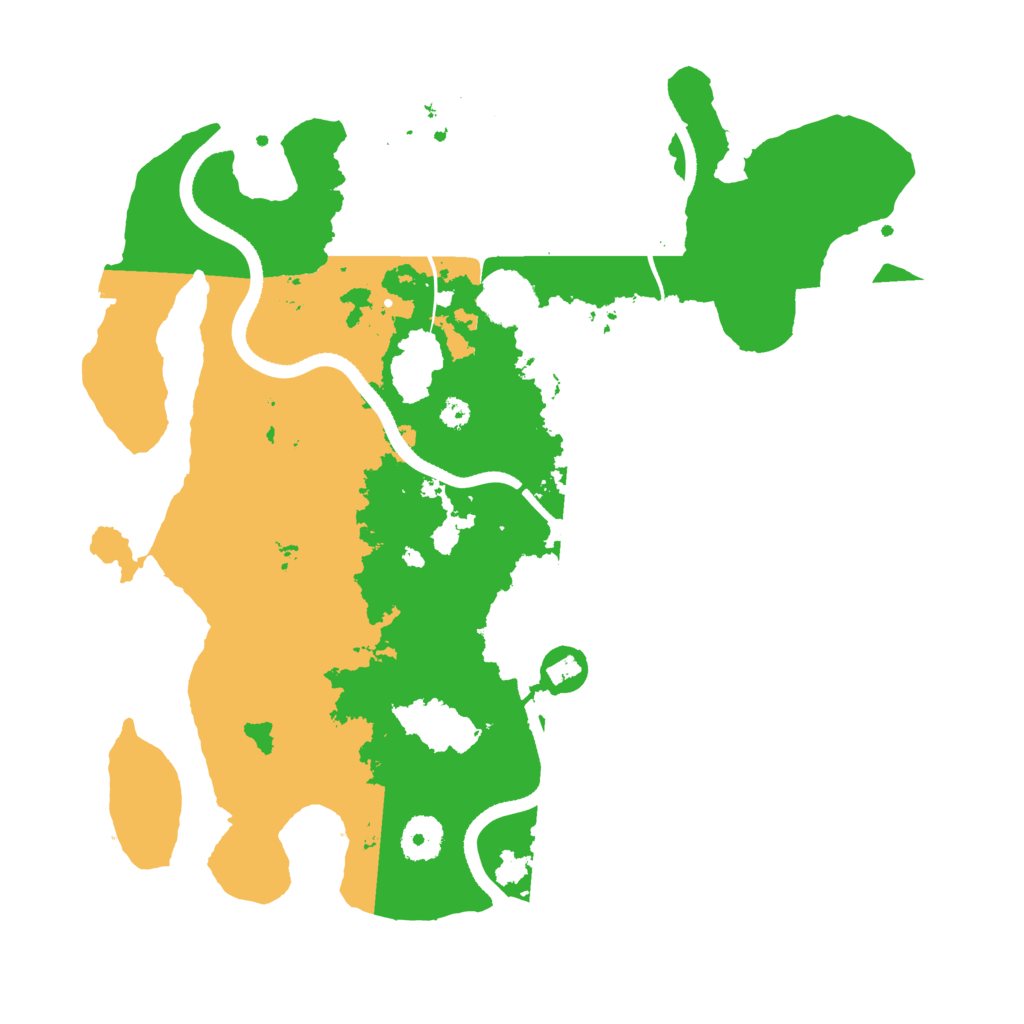 Biome Rust Map: Procedural Map, Size: 3500, Seed: 44765752